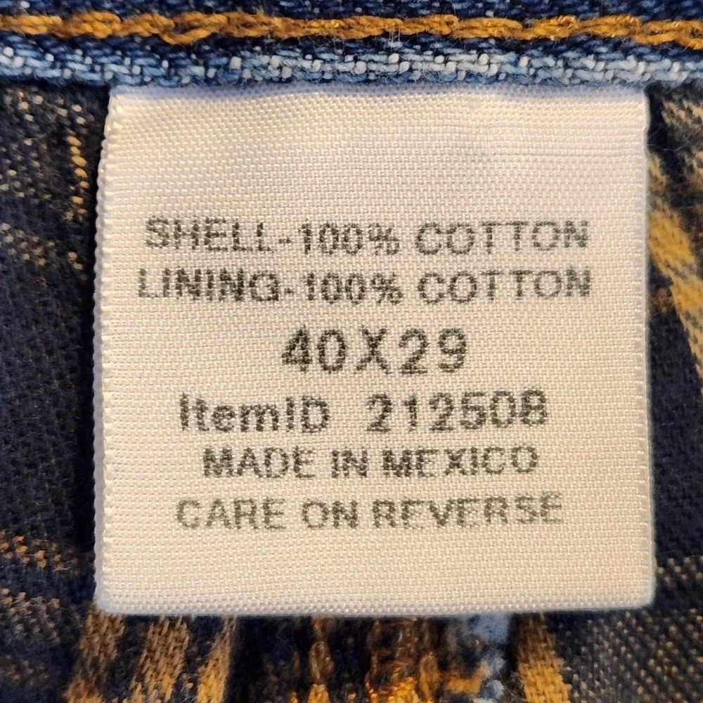 L.L.Bean Comfort Waist Flannel Lined Jeans Mens Size 40x29 Stonewashed Denim NWT